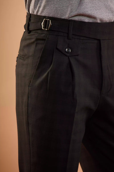 Fine Checks Gurkha Pants For Men