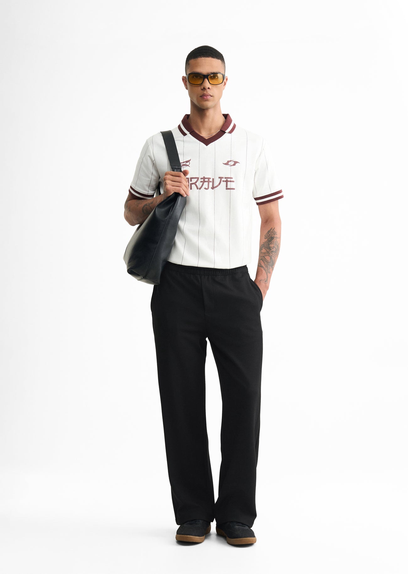 Black Elasticated Drawstring Joggers