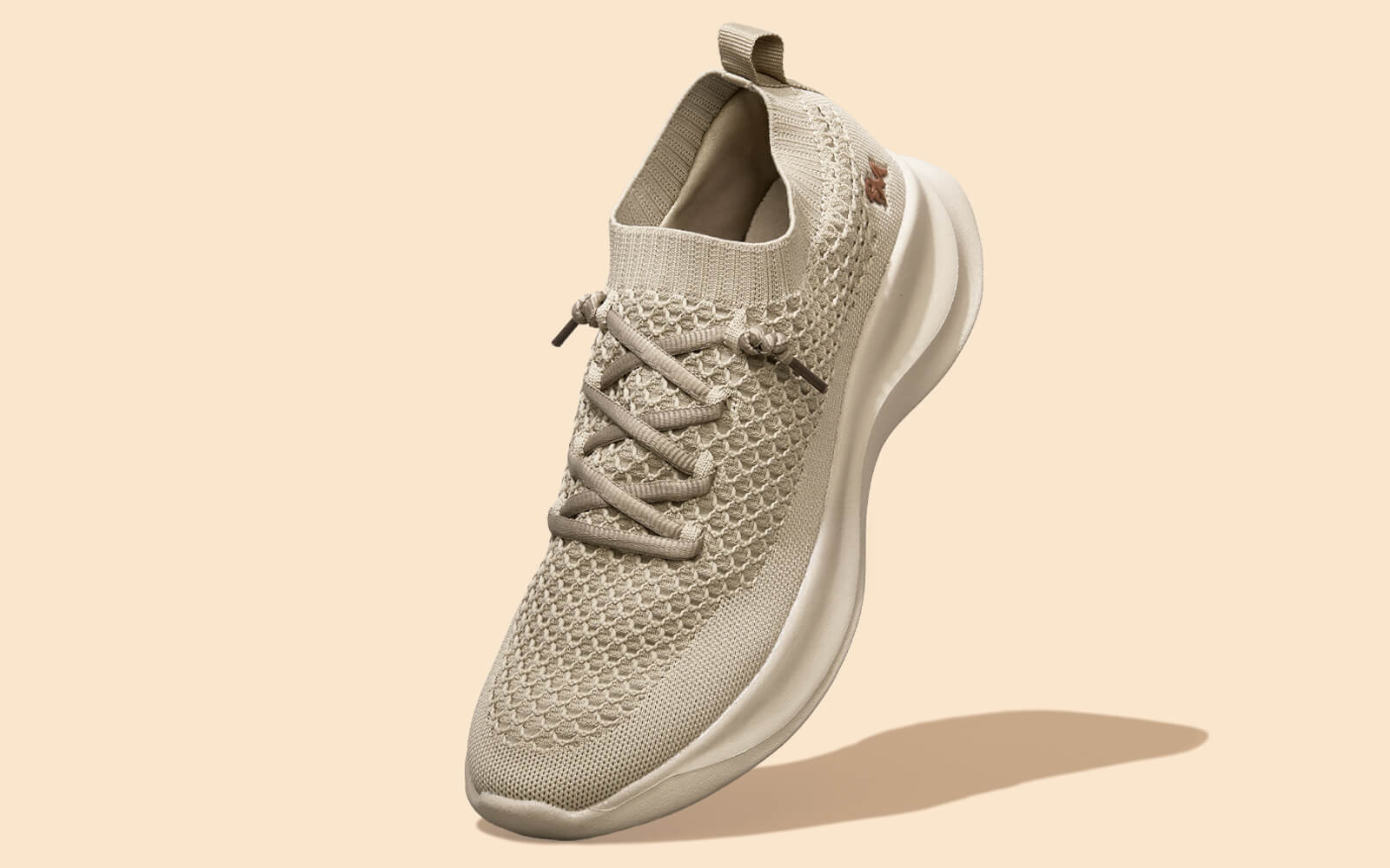 Knit Gliders For Men : Beige