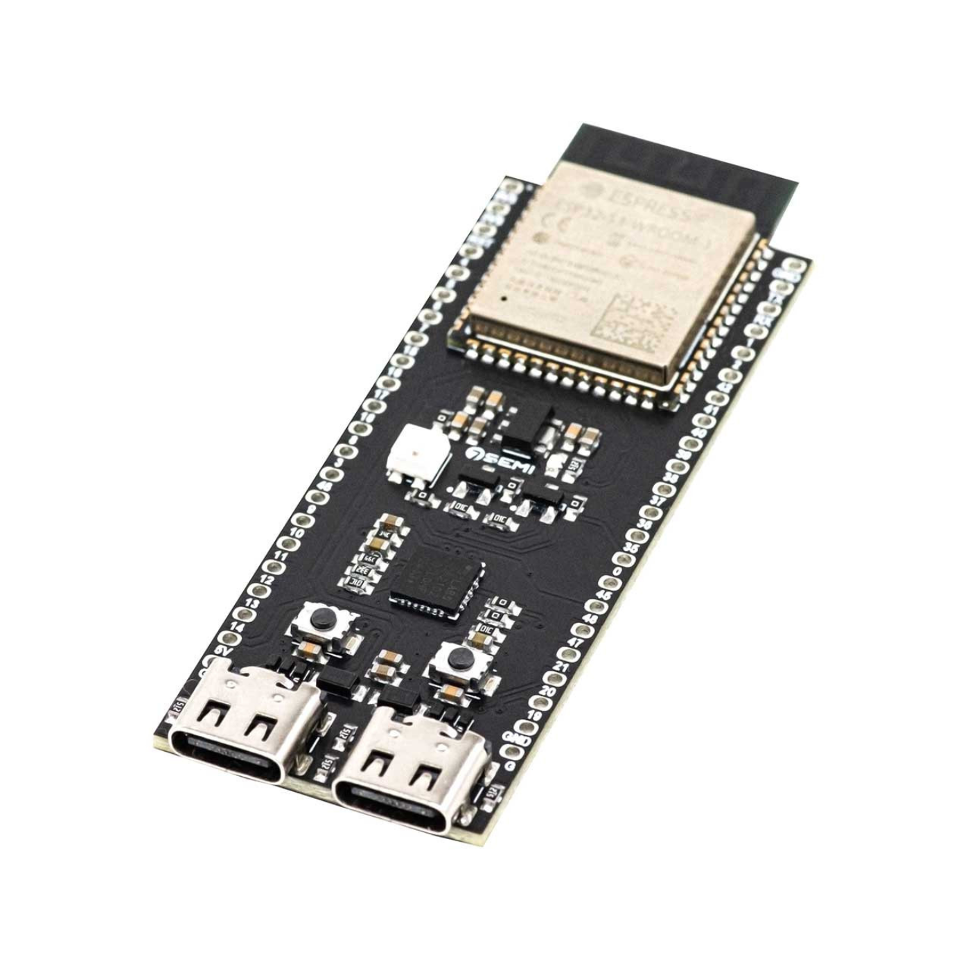 7Semi ESP32-S3-Dev-BoardC-1-N8R8 WiFi, Bluetooth, Dual USB-C, RGB LED