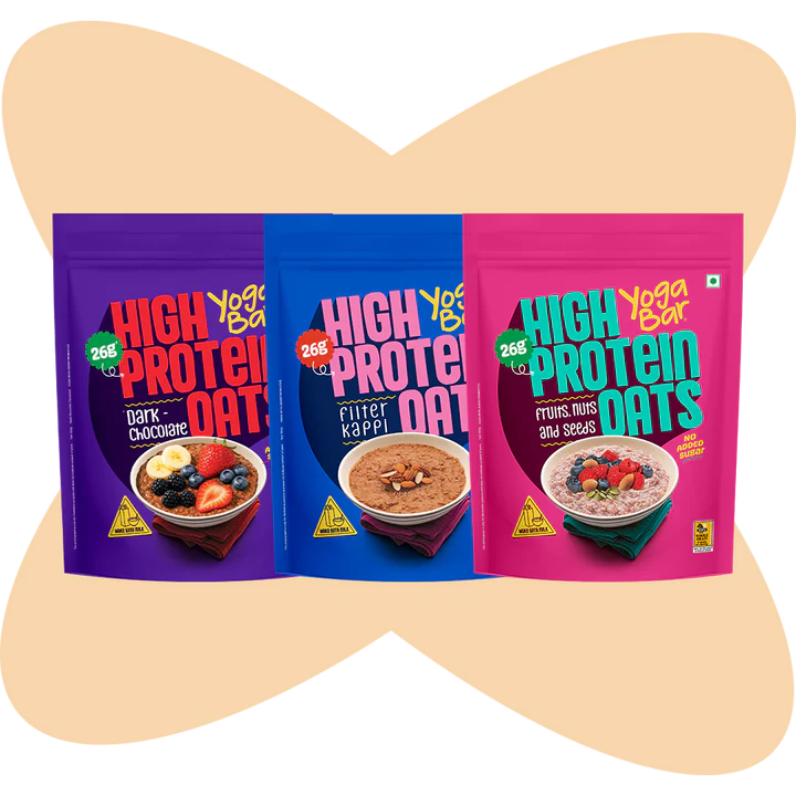 26g Protein  Tasty Af  Added Probiotics Home/ Protein / 26g High Protein Oats Bestseller Combo 3kg 26g High Protein Oats Bestseller Combo 3kg